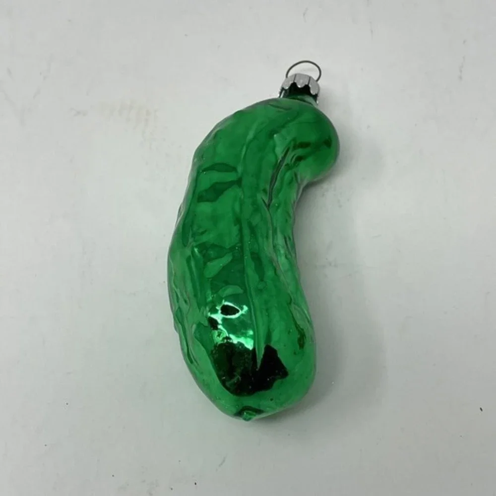 Victorian‎ Trading Christmas Pickle Blown Glass Ornament Legend Of The Pickle